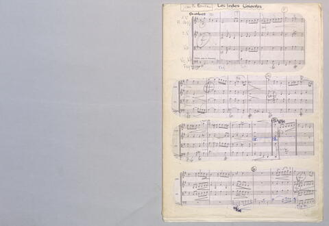 Rameau, Jean-Philippe: Les Indes Galantes (Instrumentalstücke)