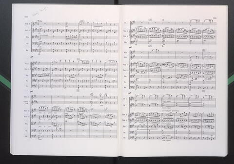 Bruckner, Anton: Symphonie Nr.3 d-Moll, Fassung 1889, Notiz Karaj. langs.