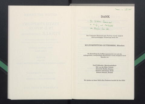 Bruckner, Anton: Symphonie Nr.9 d-Moll: Finale