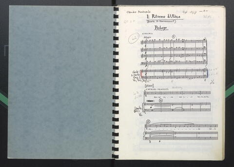 Monteverdi, Claudio: Il ritorno d'Ulisse in patria
