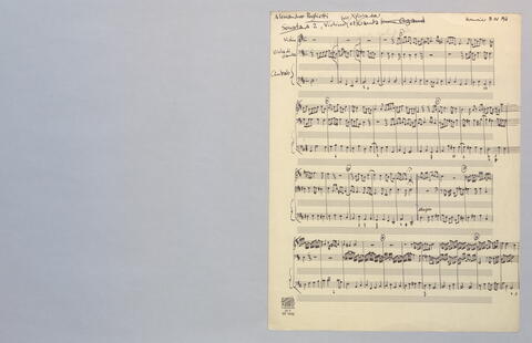 Poglietti, Alessandro: Sonata a 2: Violino e viola da gamba