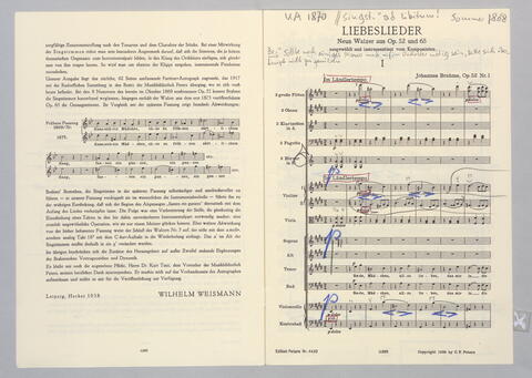 Brahms, Johannes: Liebeslieder-Walzer op.52