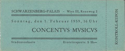 Eintrittskarte