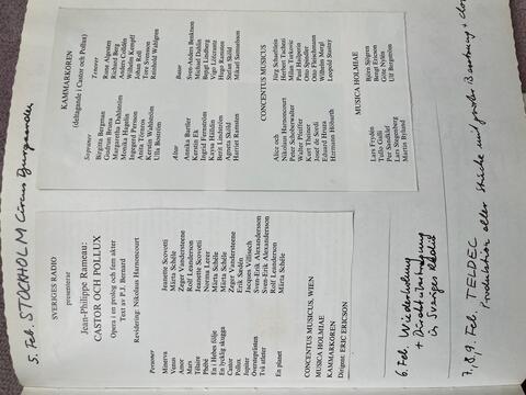 Castor Programm