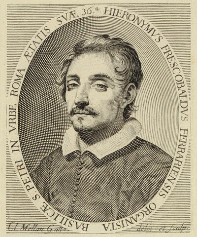 Frescobaldi, Girolamo, nach Claude Mellan (1619) - Gallica Digital Library ID btv1b8418050q, Public Domain, https://commons.wikimedia.org/w/index.php?curid=1576782