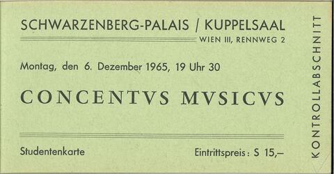 Eintrittskarte