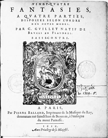 Charles Guillet: 24 Fantasien 1610 - Gallica digital ID btv1b9010106d, Public Domain, https://commons.wikimedia.org/w/index.php?curid=60993357