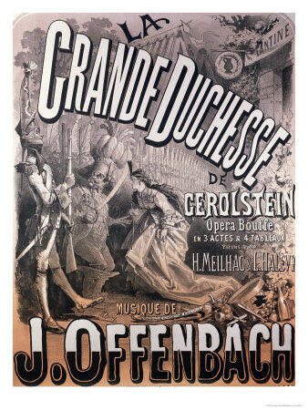 Offenbach, Jacques: La Grand-duchesse de Gerolstein - nach Jules Chéret - Public Domain, https://commons.wikimedia.org/w/index.php?curid=5465215