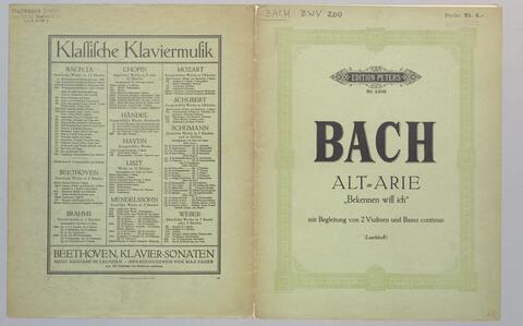 Bach Arie Kantate 200
