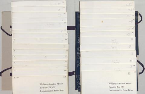 N02336 Mozart: Requiem KV626: Orchesterstimmen