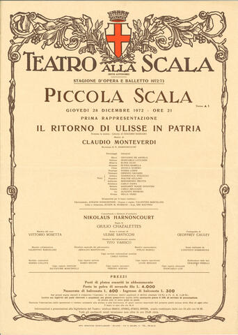 Plakat Scala Ulisse