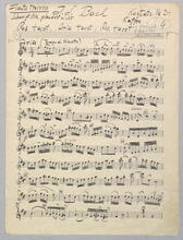 Bach, Johann Sebastian: Kantate BWV211 "Schweiget stille, plaudert nicht" (Kaffee-Kantate): handschriftliche Orchesterstimmen