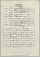 Muffat, Georg: Exquisitioris harmoniae instrumentalis: Konzert Nr.12