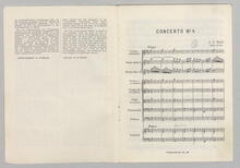 Bach, Johann Sebastian: Brandenburgisches Konzert Nr.4 G-Dur BWV1049