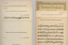 Telemann, Georg Philipp: Konzert für Violine und Streichorchester a-Moll TWV51A2