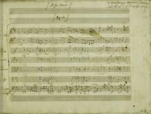 Mozart: Missa brevis D-Dur KV194 Autograph