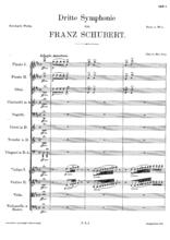 Erstausgabe Schubert Symphonie Nr.3 ed. Joh. Brahms 1831