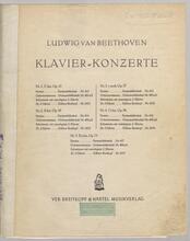 Beethoven, Ludwig van: Konzert für Klavier und Orchester Nr.3 c-moll op.37